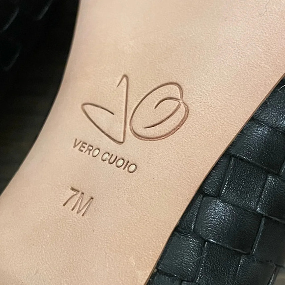 NWOT JOAN OLOFF Lala Woven Leather Huarache Loafers size 7M - Picture 4 of 12